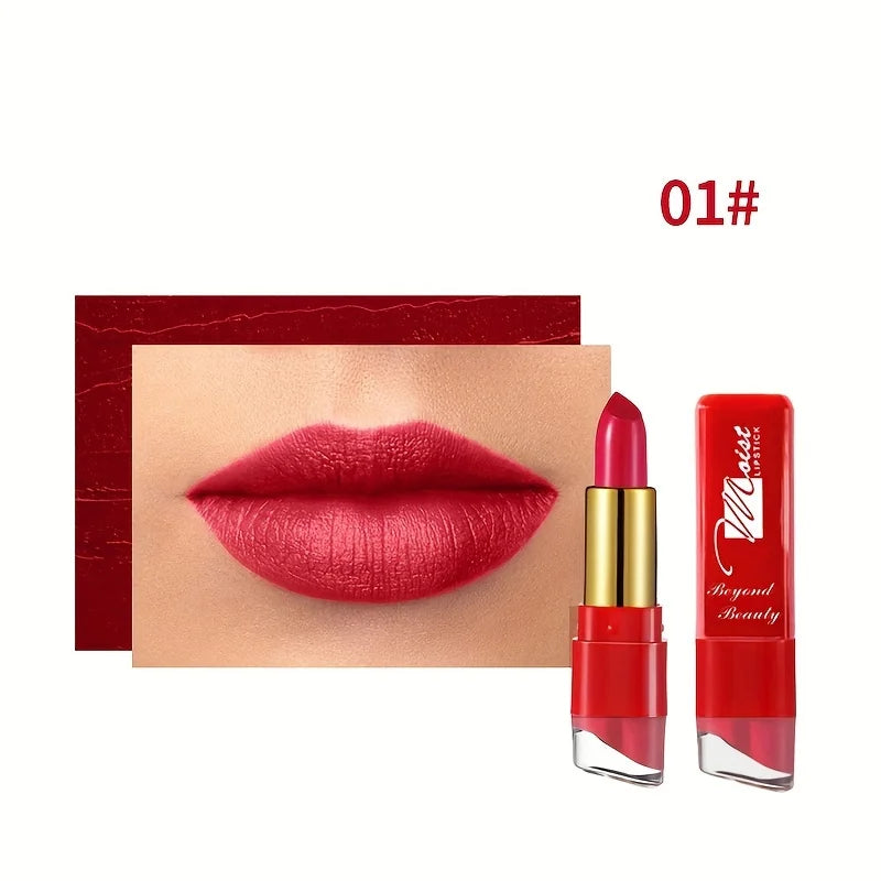 Rouge à Lèvres Crème 12 Couleurs – Hydratant & Longue Tenue