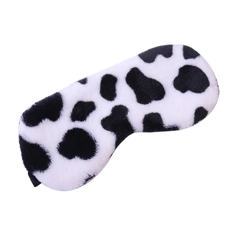 Masque Nuit Plush Vache – Masque Yeux Doux & Anti-Lumière