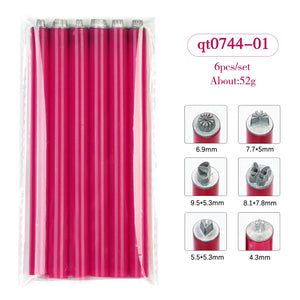Nouveau set de stylos-timbres Papillon floral