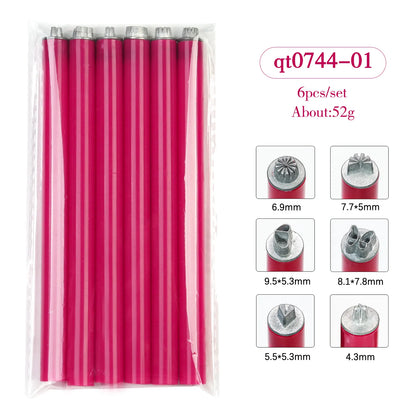 Nouveau set de stylos-timbres Papillon floral