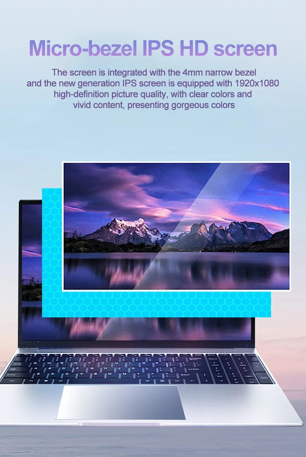 NOUVEAU 15.6 » Ultra Slim Laptop 16GB RAM 2TB SSD Intel N3700 Notebook Gamer 1920*1080