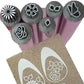 Nouveau set de stylos-timbres Papillon floral