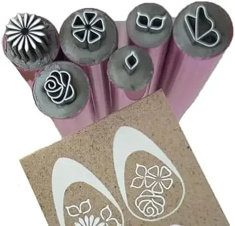 Nouveau set de stylos-timbres Papillon floral