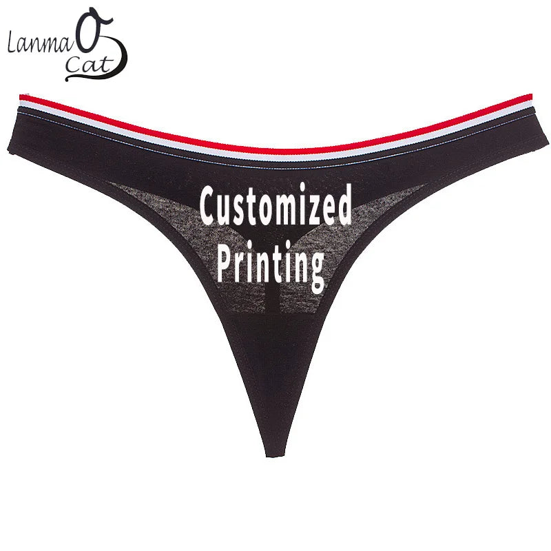 Culotte G-String Femme – Coton, Personnalisable & Design Unique