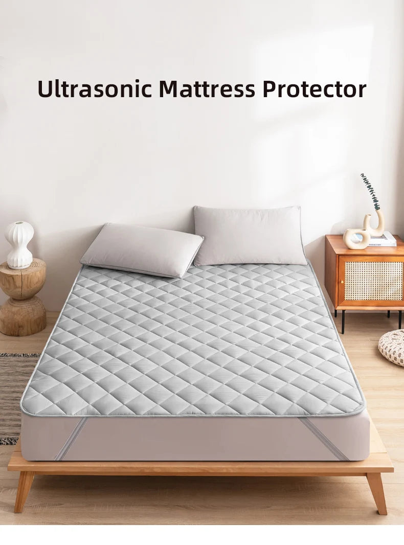 Housse Matelas Ultrasonique – Lavable & Bandes Élastiques