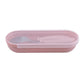 Set Vaisselle Bébé – Cuillère & Fourchette en Acier Inox, Pratique