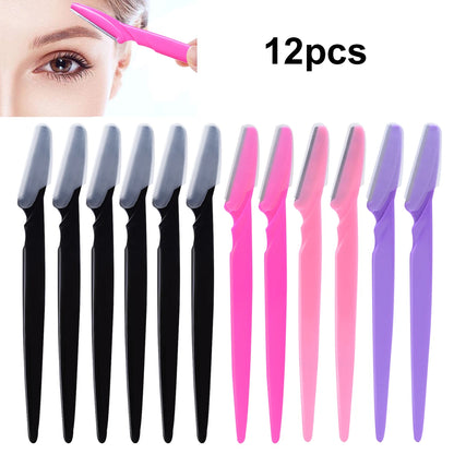 Rasoir Sourcils 12pcs – Épilation Précise & Sécurisée