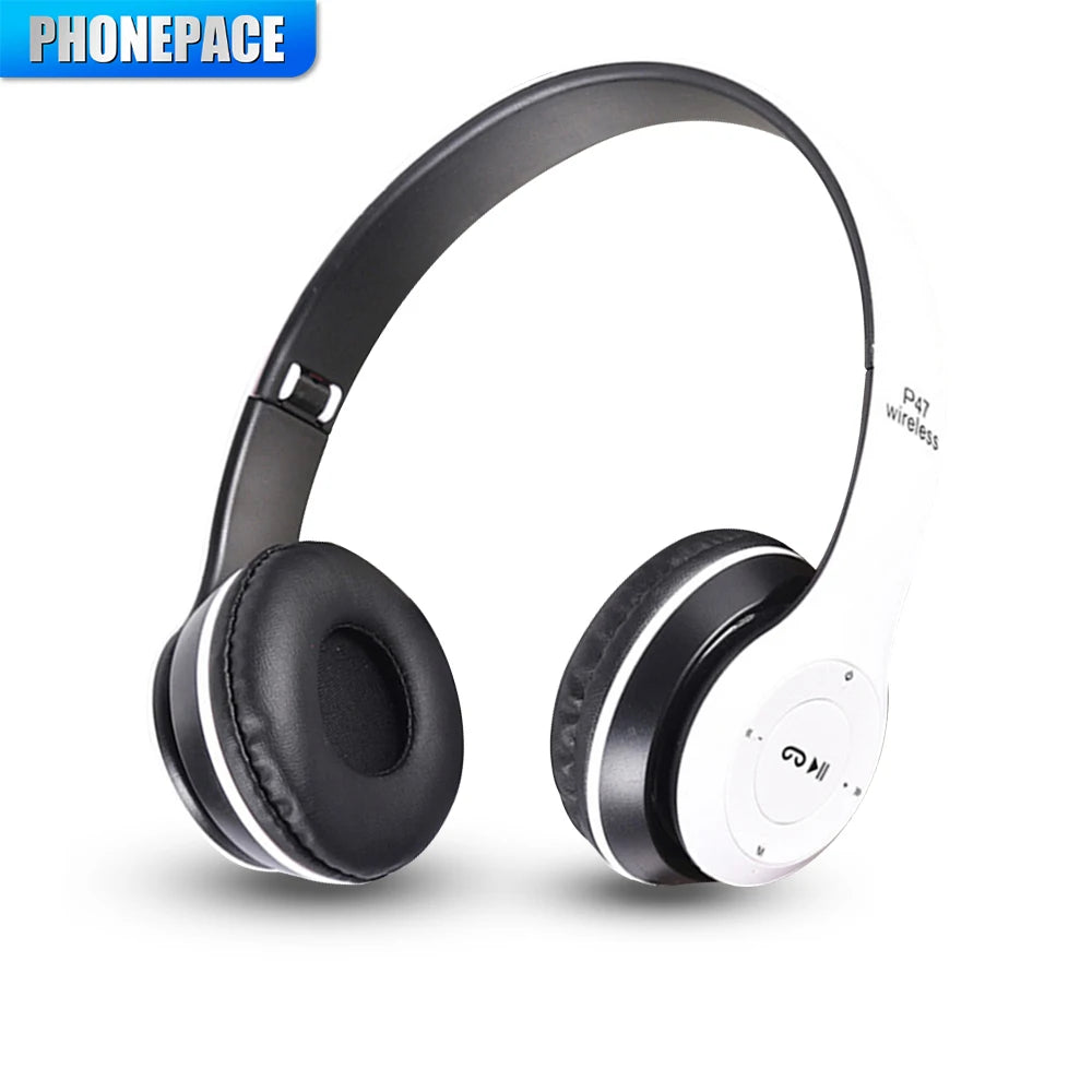 P47 Stereo 5.0 Bluetooth Headset – Sans Fil, Pliable