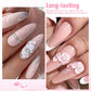 MEET ACROSS 10g poudre acrylique transparente rose blanc polymère professionnel pour extension d'ongles français nail art pas besoin de lampe durcissement