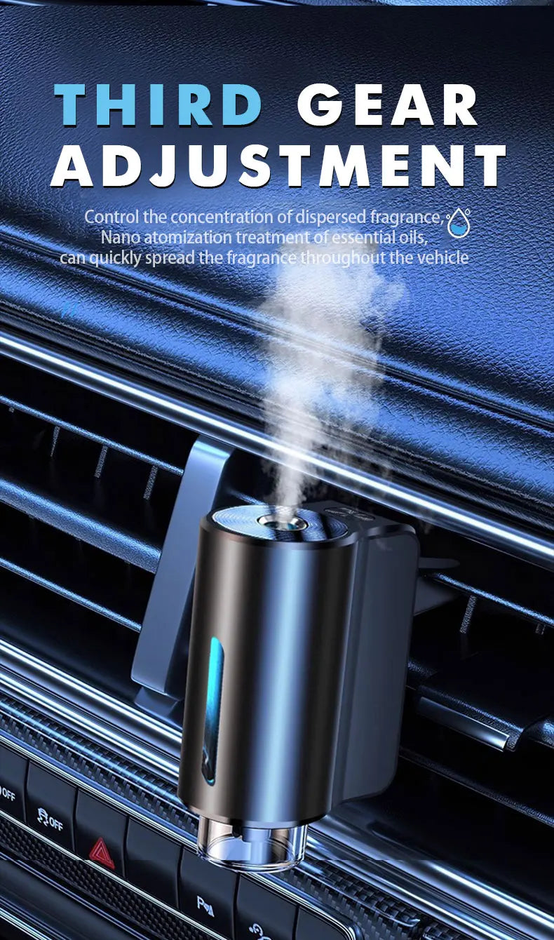 Diffuseur d'Air Électrique pour Voiture – Humidificateur & Désodorisant Aromathérapie