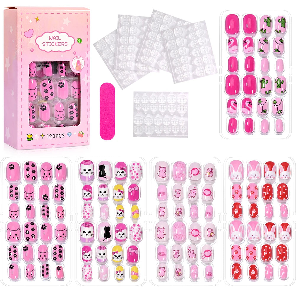 Faux ongles Kawaii pour enfants