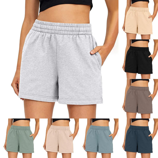 Shorts Femme – Taille Haute, Confortable & Poches