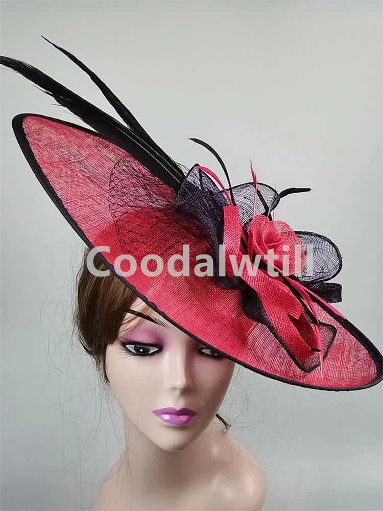 Grand Chapeau Fascinator Derby – Élégance & Raffinement