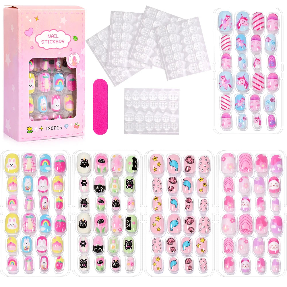 Faux ongles Kawaii pour enfants