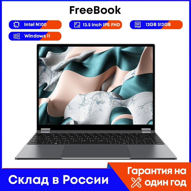 CHUWI FreeBook Tablet Laptop 2 in 1 Intel i3