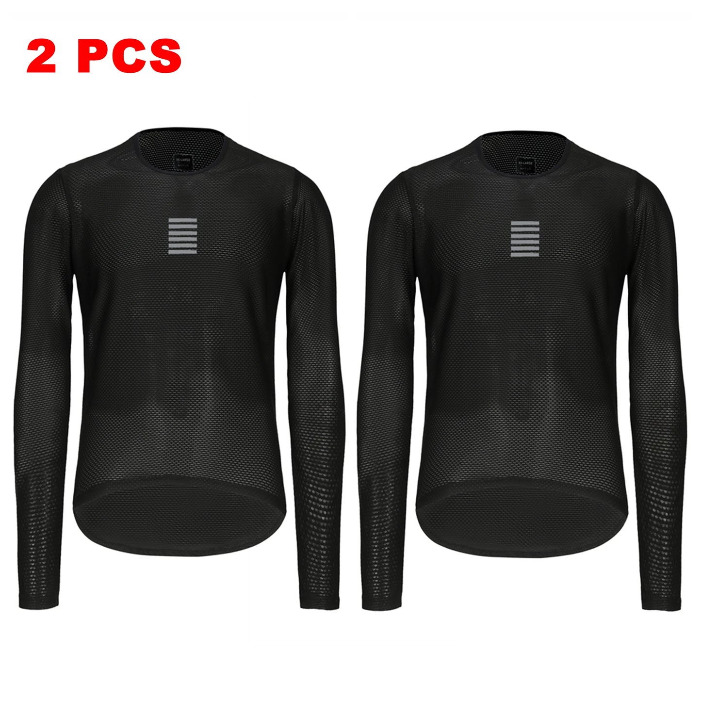 Lot 2 Sous-Vêtements Vélo Homme – T-shirt Été & Base Layer