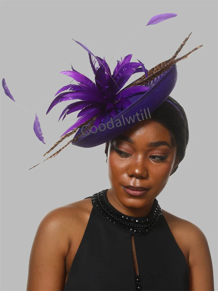 Chapeau Fascinator Vert Élégant pour Femmes – Accessoire de Mariage et Cocktail