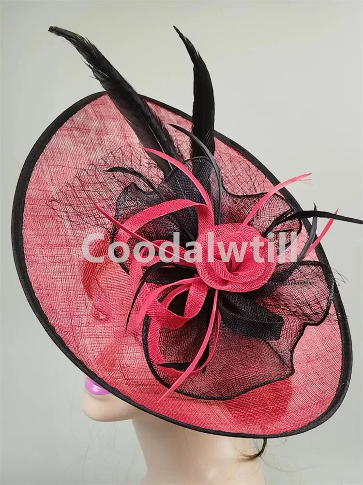 Grand Chapeau Fascinator Derby – Élégance & Raffinement