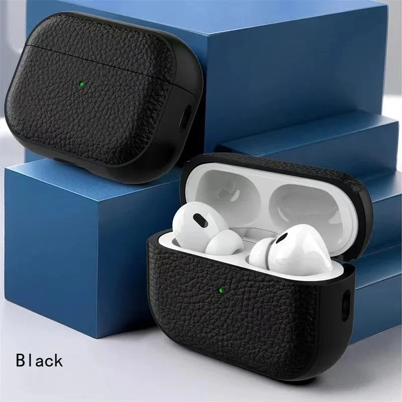 Etui en cuir pour Apple Airpods 1 2 3 4 Pro air pods Wrieless Bluetooth