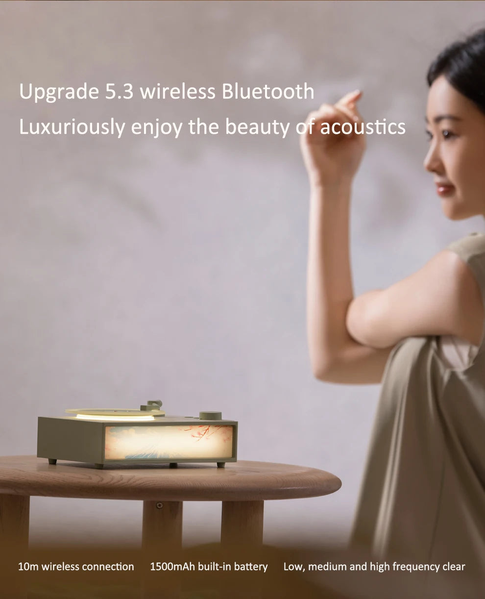 Haut-parleur Bluetooth aromathérapie et lampe de chevet multifonction.