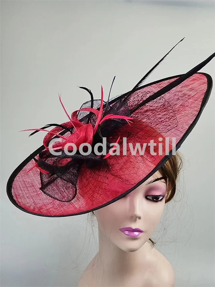 Grand Chapeau Fascinator Derby – Élégance & Raffinement