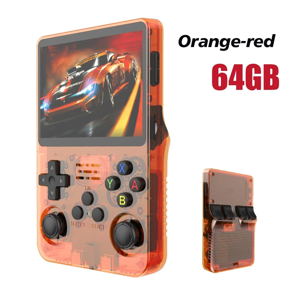 Console Portable R36S Retro – 3.5" IPS, 64GB/128GB, Cadeau Enfant