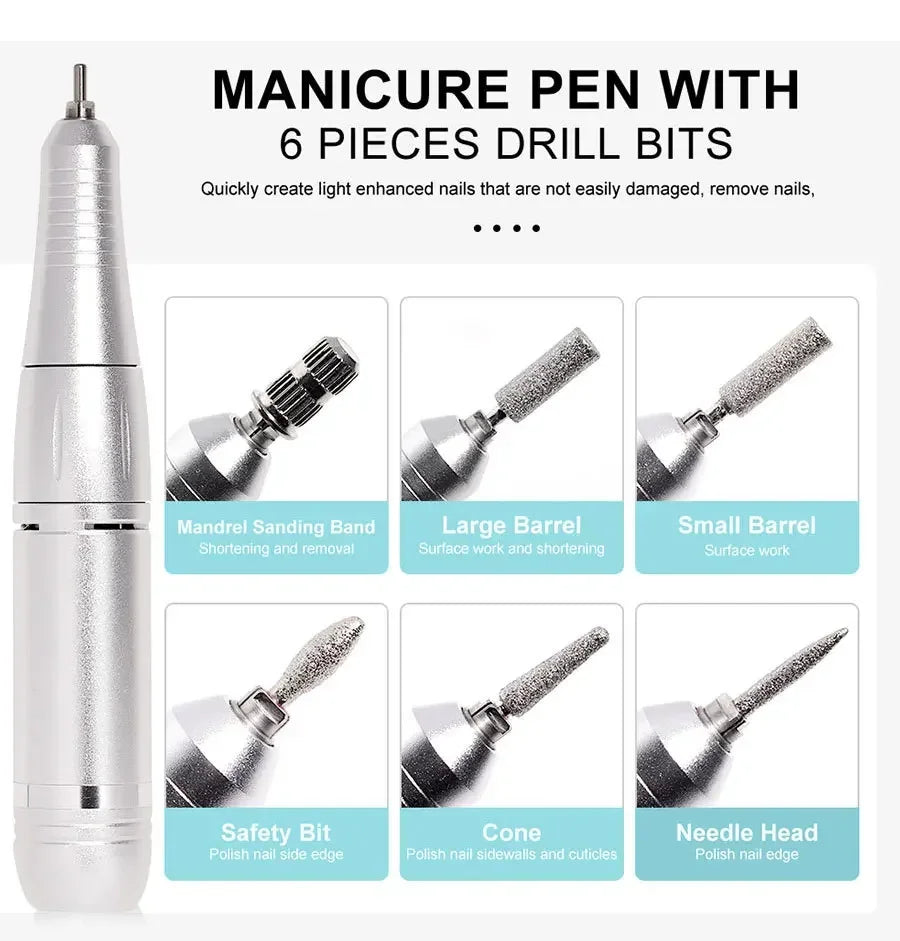 Ponceuse professionnelle pour vernis à ongles avec écran LCD