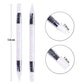 Stylo de sculpture d'ongles en silicone à double extrémité Pinceau de sculpture d'ongles Miroir Poudre pailletée Peinture de pointillés Stylo de manucure Outils de manucure