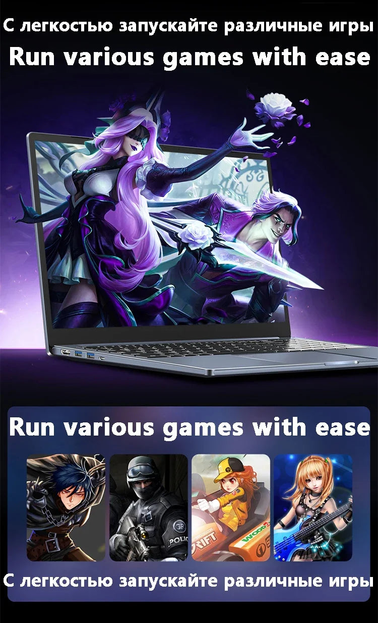 intel core i7 1185G7  MX450 15.6 Inch Gaming laptops computer