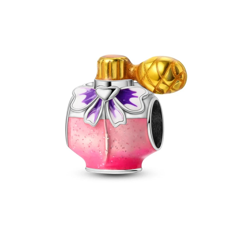 Charm S925 Couronne Parfum Rose