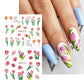 1pcs Fleur de tulipe autocollante pour ongles