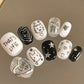 Autocollant réaliste de Nail Art Jelly Bean Little Monster Eyes