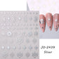 Autocollant réaliste de Nail Art Jelly Bean Little Monster Eyes