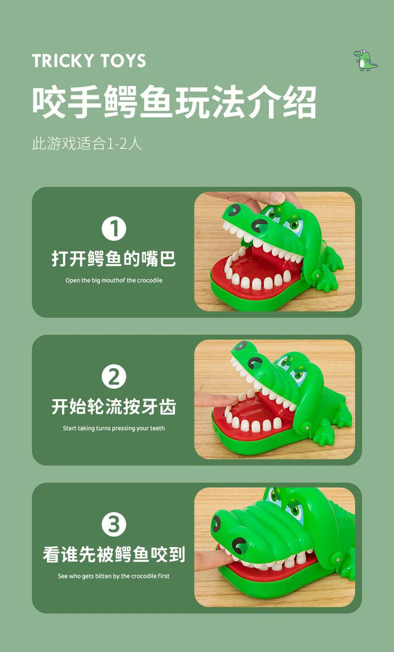 Jeu Crocodile à Dents – Fun & Créatif, Détente et Puzzle Enfant