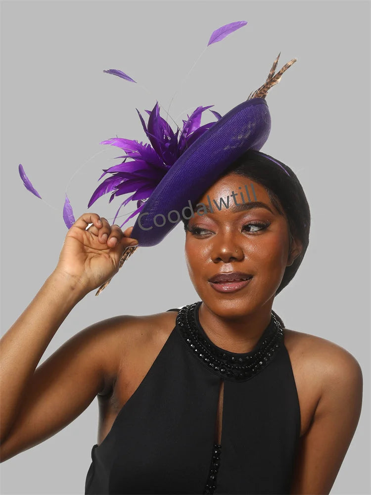 Chapeau Fascinator Vert Élégant pour Femmes – Accessoire de Mariage et Cocktail