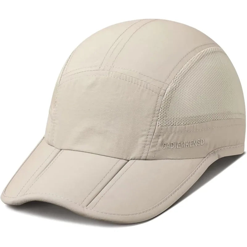 Casquette Pliable Extérieure UPF 50+ – Séchage Rapide & Imperméable