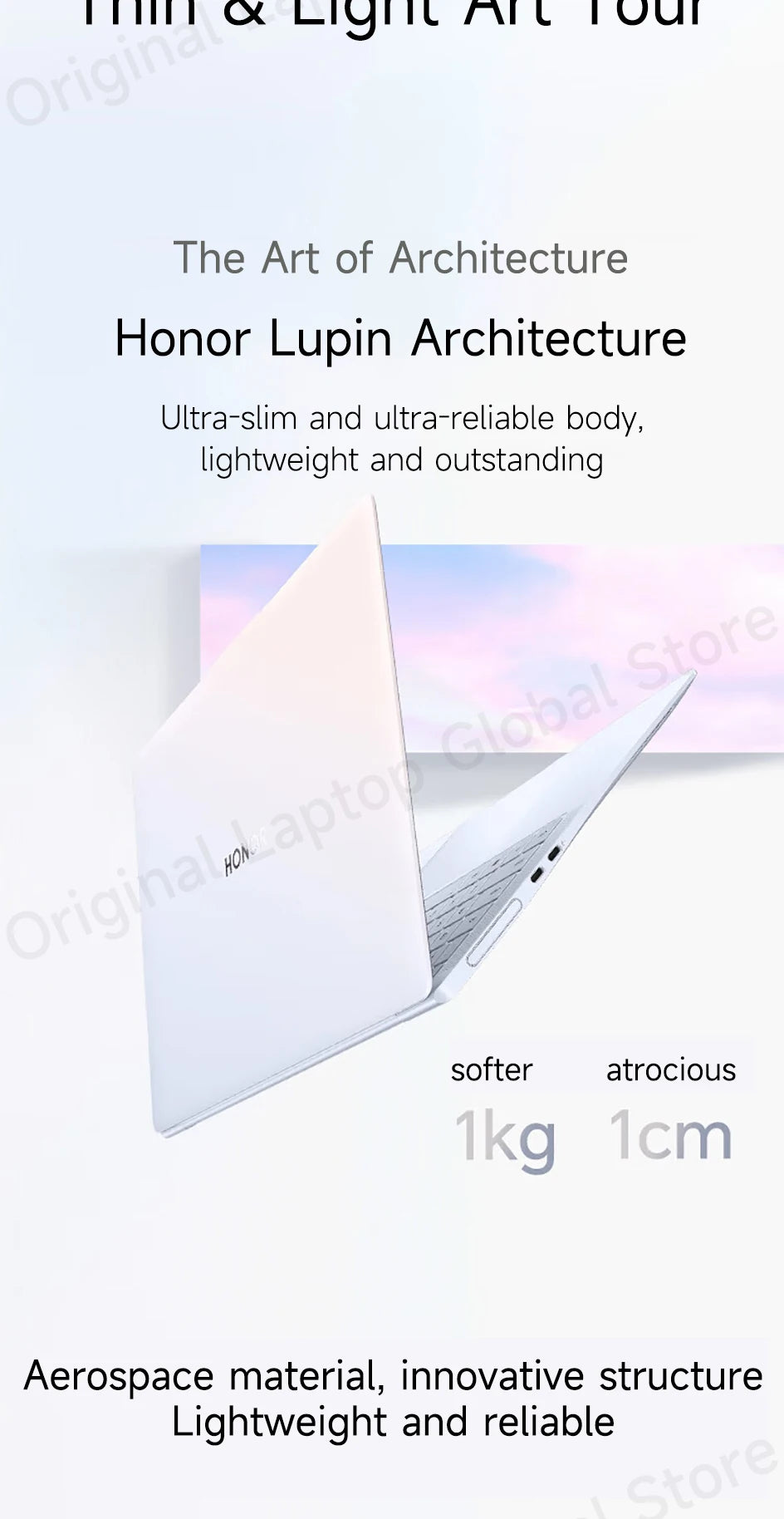 Honor MagicBook Art 14 2024 14.6" OLED Tactile Ultra5/Ultra7, 16GB/32GB RAM, 1TB/2TB SSD, 3.1K 120Hz