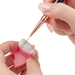 Set 5 Pinceaux Nail Art – Double Embout & Précision Ligne Fine