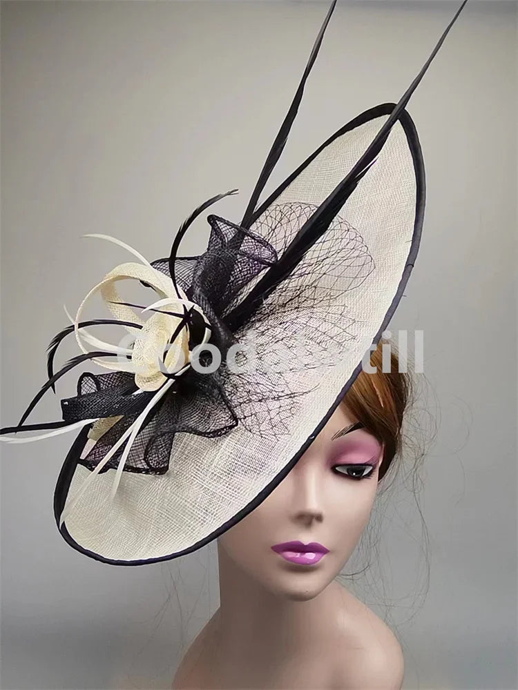 Grand Chapeau Fascinator Derby – Élégance & Raffinement