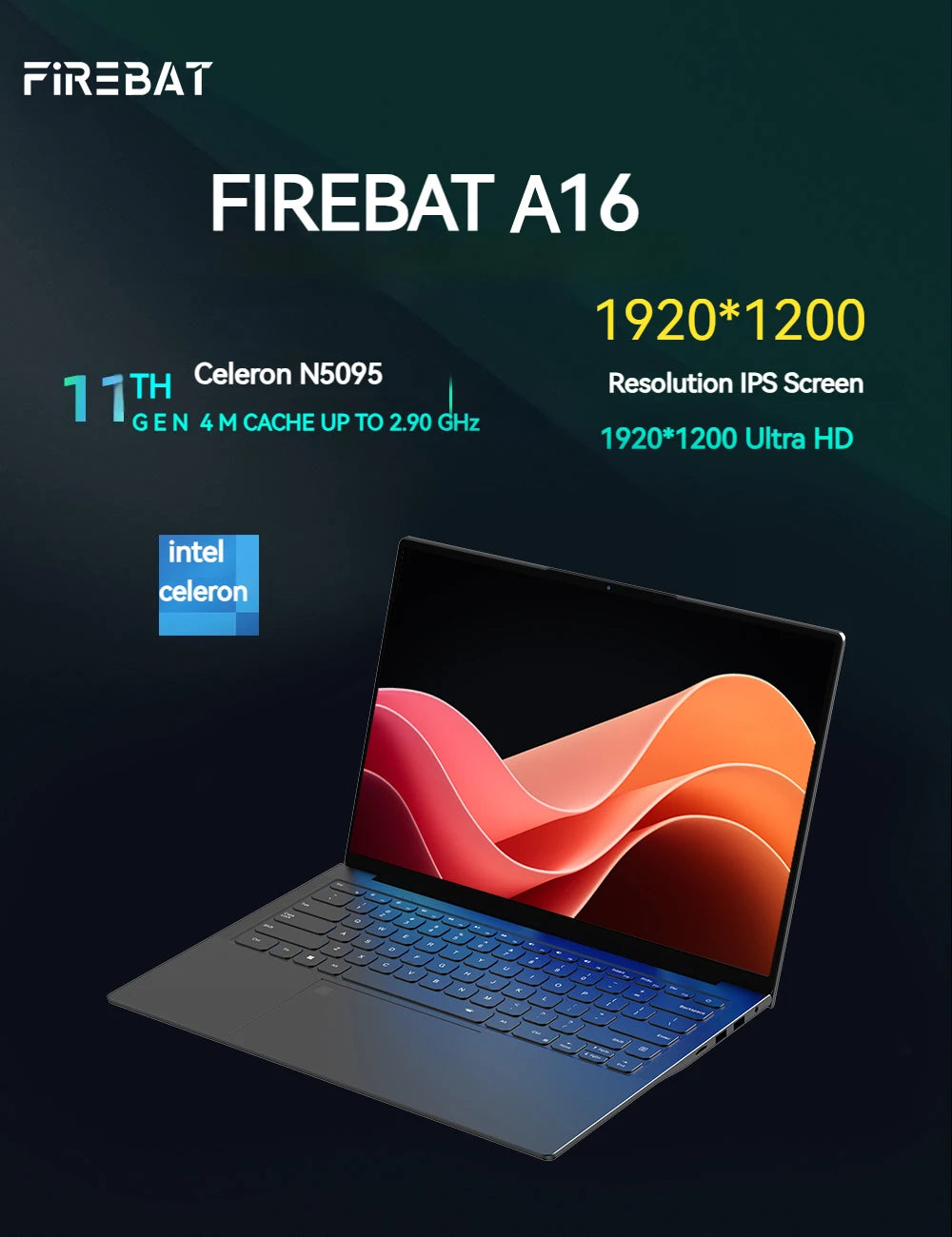 FIREBAT A16 16 Inch 100%sRGB Ultra Slim