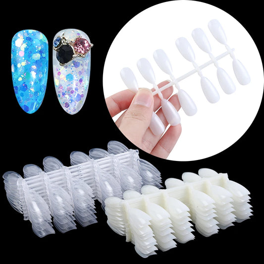 120 Pcs Faux Ongles – Palette de Pratique & Formes Acryliques