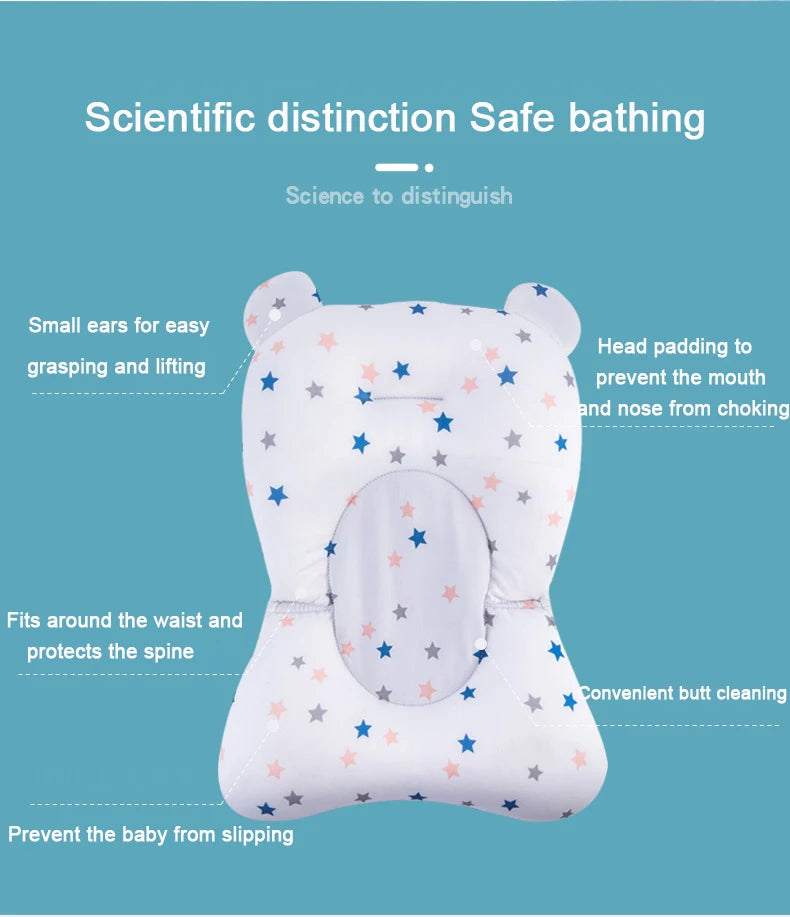 Tapis Bain Bébé – Portable, Antidérapant & Confort Sécurisé