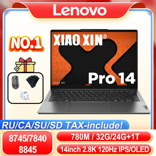 Lenovo Xiaoxin Pro 14 8745/8845, 14" 2.8K OLED 120Hz Screen