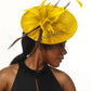 Chapeau Fascinator Vert Élégant pour Femmes – Accessoire de Mariage et Cocktail