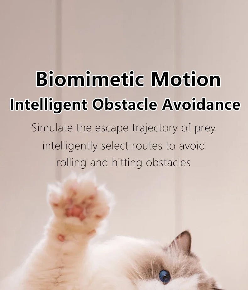 Balle Interactive Intelligente pour Chat – Jouet Automatique à Roulement