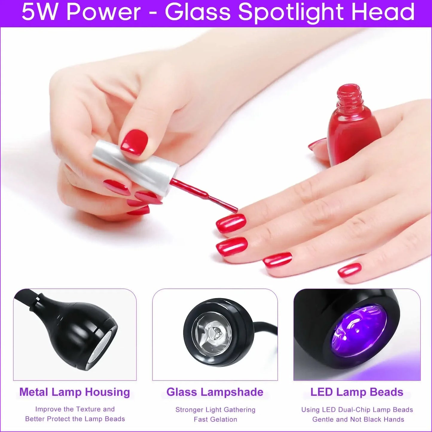 Lampe UV à Led pour ongles