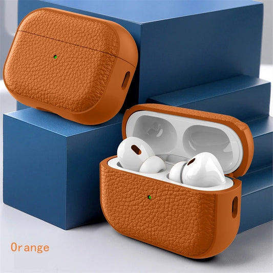 Etui en cuir pour Apple Airpods 1 2 3 4 Pro air pods Wrieless Bluetooth