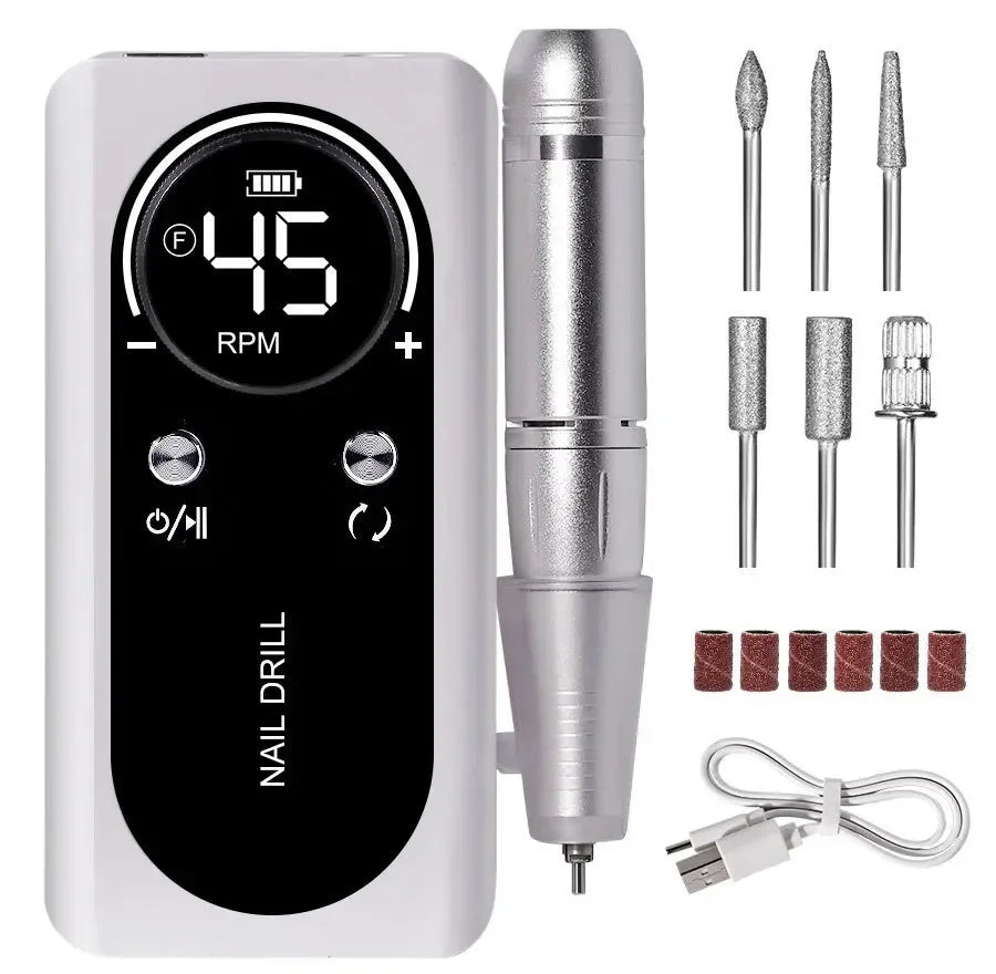 Ponceuse professionnelle pour vernis à ongles avec écran LCD