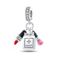 Charm S925 Couronne Parfum Rose