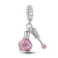 Charm S925 Couronne Parfum Rose